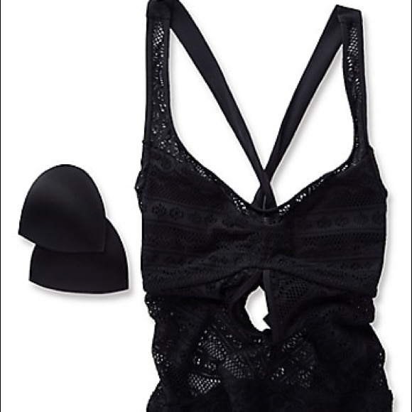 Becca Color Play Crochet Tie-Front 1Piece Swimsuit - Picture 8 of 8